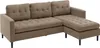 riess-ambiente Retro Ecksofa STOCKHOLM 220cm hellbraun Cord Produktbild-Vorschau 11