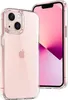 A clear protective case for an Apple iPhone 13 is shown, with the phone itself visible inside the case. The phone has a pink hue and the Apple logo is visible on the back. Náhled obrázku produktu