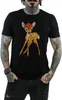 Bambi - "Classic" T-Shirt für Herren BI868 (M) (Schwarz) Produktbild-Vorschau 1