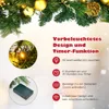 GOPLUS Weihnachtsdeko Girlande mit Beleuchtung, 270 cm Produktbild-Vorschau 4