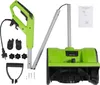 A disassembled electric snow blower and its accessories are laid out on a white background. Podgląd zdjęcia produktu