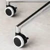 kwmobile 5x Hartboden Rollen mit Bremse 11/22 mm - auch für Produktbild-Vorschau 6