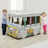 Bankers Box Fellowes Ausmalbild Spielhaus Bus – Weiß Produktbild-Vorschau 3