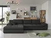 A modern living room with a large sectional sofa, shelves, and a window. Náhľad obrázku produktu