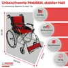 abc HOME Leichtgewichtrollstuhl Aluminium 11 kg – Faltbar & Produktbild-Vorschau 4