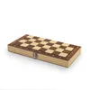 Jeu d'échecs 3 en 1 Jeu d'échecs magnétique en bois 34 cm Voir les images du produit 28