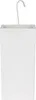 A white hanging planter with a hook. Produktbild-Vorschau