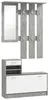 Garderobenm?bel-Set mit 6-Haken-Garderobe, Schuhregal mit Produktbild-Vorschau 2