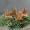 Teelichthalter aus Edelrost | Metalldeko für Advent und Produktbild-Vorschau 6