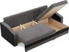 Ecksofa mit Schlaffunktion Orion, Universelle Seite, Grau + Produktbild-Vorschau 4