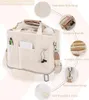 ASKAS Canvas Tote Bag Dámské Multi-Pocket Bag příležitostné Náhled obrázku produktu 3