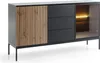 Kommode SENTO KSZ154 Sideboard mit Schubladen Eiche Wotan / Produktbild-Vorschau 2