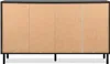 Sideboard Monza | mit 3D-Lamellen | Artisan Oak / schwarz Produktbild-Vorschau 12