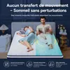Matelas 120x200 cm, hauteur 30 cm, avec topper intégré, Voir les images du produit 4