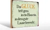 Holzschild Spruch 30x20cm Glück tritt gern ein gute Laune Produktbild-Vorschau 2