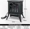 Elektrické krby XINZI - 750/1500W, dvojitý stupeň ohřevu, Náhled obrázku produktu 2