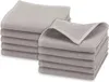 10er Set Seiftücher, Baumwolle, 30x30 cm, grau Produktbild-Vorschau 1