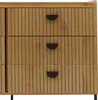 Kommode HWC-O39, Highboard Schrank, 6 Schubladen Melamin Produktbild-Vorschau 11