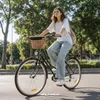 MalTrack 28 Zoll Damenfahrrad mit Weidenkorb Citybike AVILO Produktbild-Vorschau 3