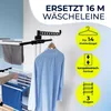 EASYmaxx vešiak na bielizeň 1600 s kolieskami, 3 Náhľad obrázku produktu 2