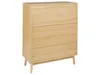 BELIANI Sideboard Hellbraun Rattan mit 2 Türen 1 Offenes Produktbild-Vorschau 6