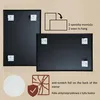 The backs of two mirrors are shown, with diagrams and text explaining mounting options and safety features. Anteprima dell’immagine prodotto