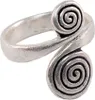 Wikinger Ring versilbert "Spirale" Größe S Produktbild-Vorschau 1