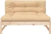 vidaXL Canapé central 120x80 cm pin massif Voir les images du produit 4