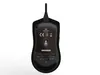 The underside of a black wireless gaming mouse is shown against a white background. Produktbild-Vorschau