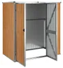 vidaXL Záhradný prístrešok Brown 161x89x161 cm Pozinkovaná Náhľad obrázku produktu 4