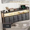 UnboxG Polsterbett 90x200cm mit USB, Jugendbett Einzelbett Produktbild-Vorschau 8