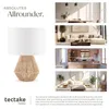 tectake® Tischleuchte Lignea Lux Boho-Stil, blendfreies Produktbild-Vorschau 9