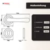 DOMINO Türgriff Drückergarnitur PZ-Profilzylinder Set | Produktbild-Vorschau 4