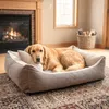 4L Textil TEO Hundekorb mittelgroße Hunde Kuscheliges Produktbild-Vorschau 2