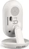 The back of a white baby monitor with a stand. Produktbild-Vorschau