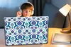 MuchoWow® Laptop Aufkleber Sticker Cover Blumen - Muster - Produktbild-Vorschau 3