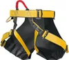 Canyoning Sitzgurt Top Canyon von Singing Rock; schwarz mit gelben und roten Akzenten; für Kletter- und Höhlenaktivitäten. Podgląd zdjęcia produktu