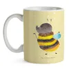 Mr. & Mrs. Panda Kaffeebecher Hummel flauschig - Gelb Produktbild-Vorschau 3
