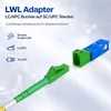 hb-digital LWL Adapter LC/APC Buchse auf SC/UPC Stecker Produktbild-Vorschau 3