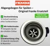 Franke Coude de sortie intégral pour éviers / Pièce de Voir les images du produit 9