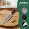 UISEBRT - Set de couteaux de cuisine 7 pièces avec bloc à Voir les images du produit 5