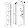 Vitrinenschrank modern in Esche hell INGENIO-161 Produktbild-Vorschau 6