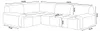Canapé d'angle modulaire MILYSOFA SOFAMOUS, 4 places, avec Voir les images du produit 7