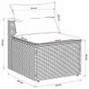 vidaXL Gartensofas ohne Armlehnen mit Kissen 2 Stk. Beige Produktbild-Vorschau 8