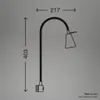 2 x LED flexibilní nástěnná lampa na čtení s vypínačem GU10 Náhled obrázku produktu 5