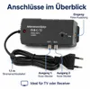 TV Antennenverstärker 2-fach AMP-2 – Kabel TV Produktbild-Vorschau 5