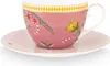 PIP STUDIO La Majorelle Tasse mit Untertasse pink 0,28 l Produktbild-Vorschau 2
