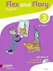 Flex and Flory 3. Workbook mit Schüler-Audio-CD und Anteprima dell’immagine prodotto 2