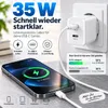 35W USB-C Schnellladegerät mit 2 USB-C Anschlüssen – Produktbild-Vorschau 2