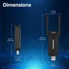WLAN Stick WiFi 7 BE6500 – Tri-Band mit USB 3.0, WPA3 & Produktbild-Vorschau 3